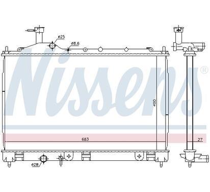 606181
NISSENS
Chłodnica, układ chłodzenia silnika
