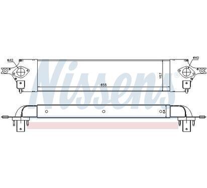 96582
NISSENS
Chłodnica powietrza doładowującego, intercooler
