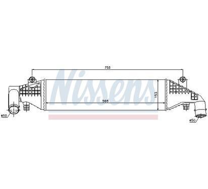 96532
NISSENS
Chłodnica powietrza doładowującego, intercooler
