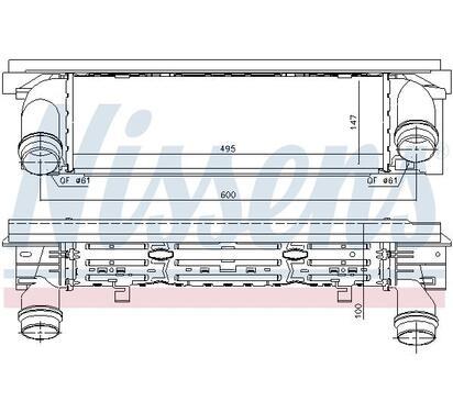 96344
NISSENS
Chłodnica powietrza doładowującego, intercooler
