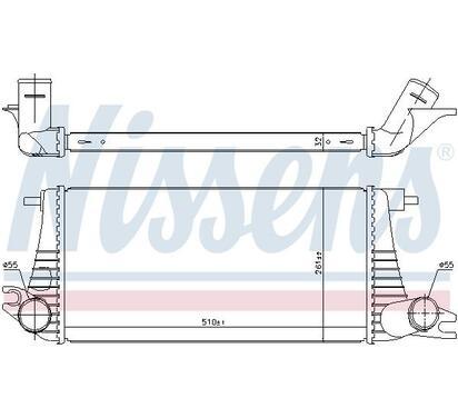 96393
NISSENS
Chłodnica powietrza doładowującego, intercooler
