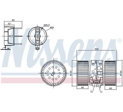 87356
NISSENS
Wentylator wewnętrzny
