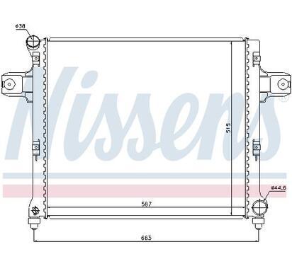 61022
NISSENS
Chłodnica, układ chłodzenia silnika
