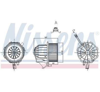 87428
NISSENS
Wentylator wewnętrzny
