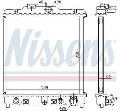 633081
NISSENS
Chłodnica, układ chłodzenia silnika
