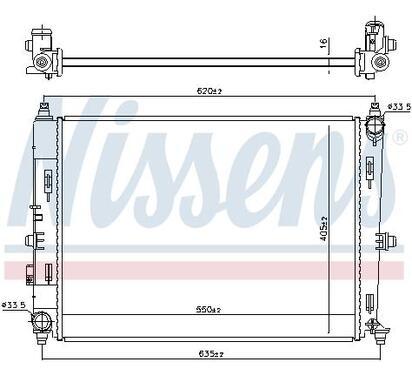 606528
NISSENS
Chłodnica, układ chłodzenia silnika
