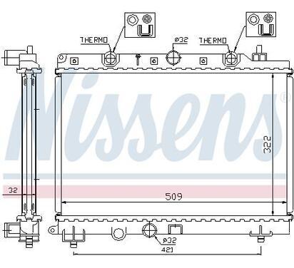 64304A
NISSENS
Chłodnica, układ chłodzenia silnika
