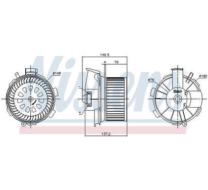 87744
NISSENS
Wentylator wewnętrzny
