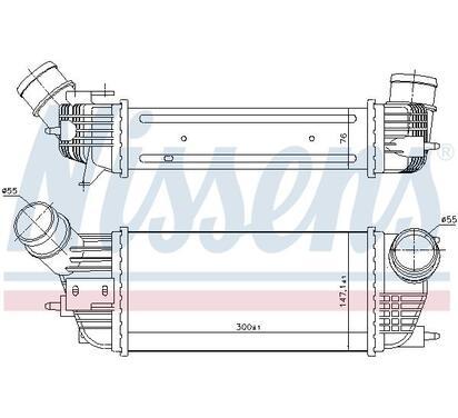 96497
NISSENS
Chłodnica powietrza doładowującego, intercooler
