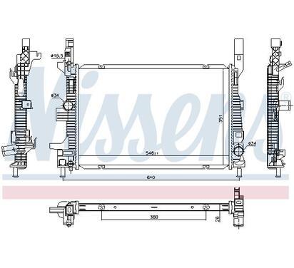 606033
NISSENS
Chłodnica, układ chłodzenia silnika
