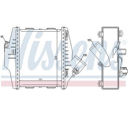 96579
NISSENS
Chłodnica powietrza doładowującego, intercooler
