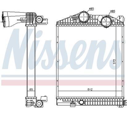 97033
NISSENS
Chłodnica powietrza doładowującego, intercooler
