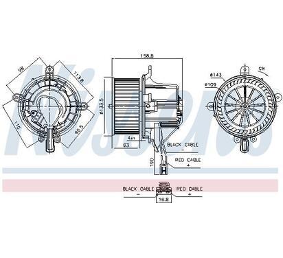 87760
NISSENS
Wentylator wewnętrzny
