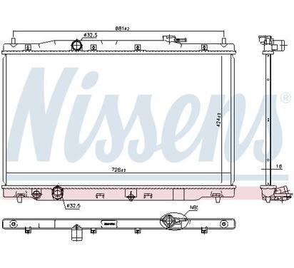 681378
NISSENS
Chłodnica, układ chłodzenia silnika
