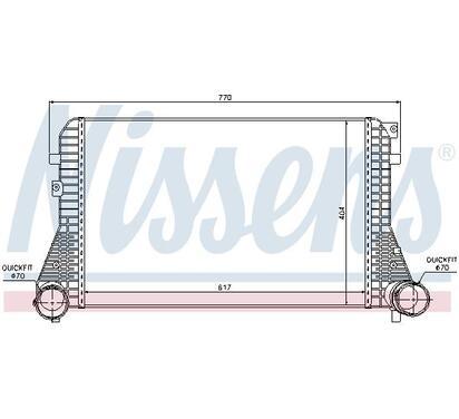 96610
NISSENS
Chłodnica powietrza doładowującego, intercooler
