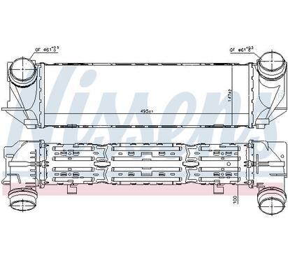 96321
NISSENS
Chłodnica powietrza doładowującego, intercooler
