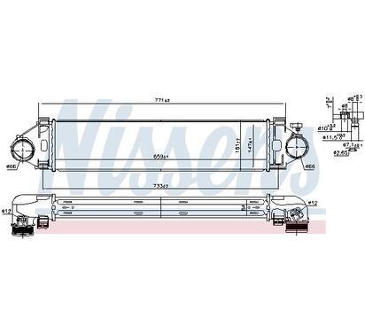 961501
NISSENS
Chłodnica powietrza doładowującego, intercooler
