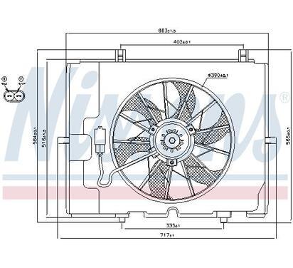 85653
NISSENS
Wentylator chłodnicy, chłodzenie silnika
