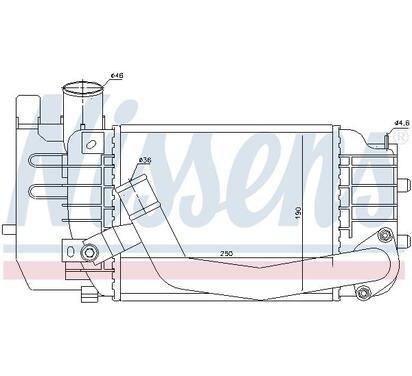 96565
NISSENS
Chłodnica powietrza doładowującego, intercooler
