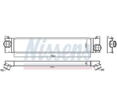 96624
NISSENS
Chłodnica powietrza doładowującego, intercooler
