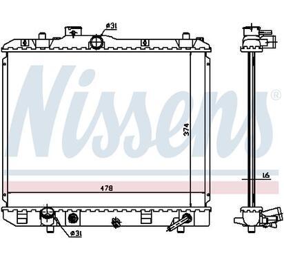 630706
NISSENS
Chłodnica, układ chłodzenia silnika
