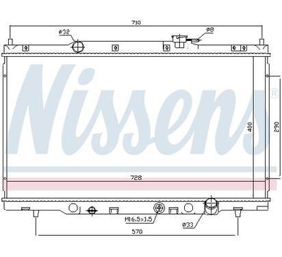 68103
NISSENS
Chłodnica, układ chłodzenia silnika
