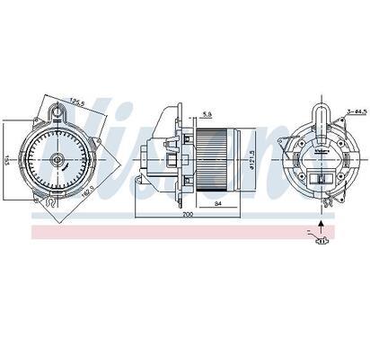 87502
NISSENS
Wentylator wewnętrzny
