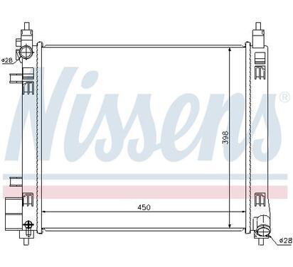 68720
NISSENS
Chłodnica, układ chłodzenia silnika
