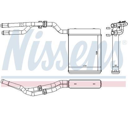 71774
NISSENS
Wymiennik ciepła, ogrzewanie wnętrza, nagrzewnica
