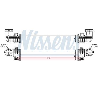 96434
NISSENS
Chłodnica powietrza doładowującego, intercooler
