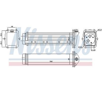 96432
NISSENS
Chłodnica powietrza doładowującego, intercooler
