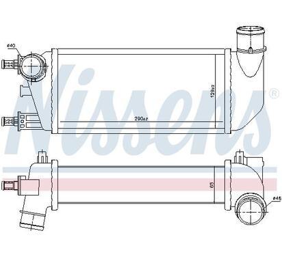 96577
NISSENS
Chłodnica powietrza doładowującego, intercooler
