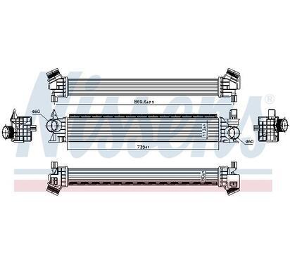 961479
NISSENS
Chłodnica powietrza doładowującego, intercooler
