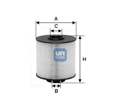 26.017.00
UFI
Filtr paliwa
