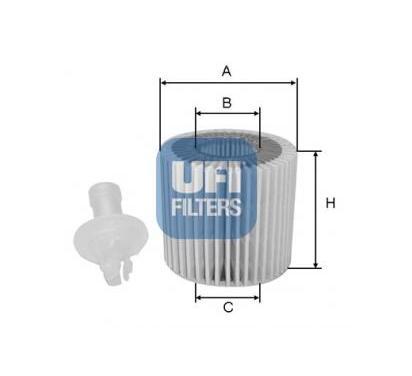 25.116.00
UFI
Filtr oleju
