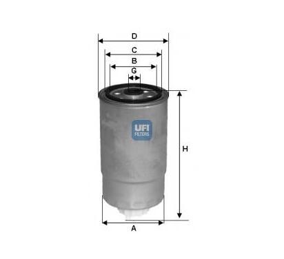 24.H2O.05
UFI
Filtr paliwa
