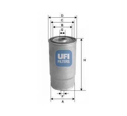 24.460.00
UFI
Filtr paliwa
