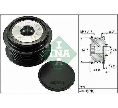 535 0313 10
INA
Alternator - sprzęgło jednokierunkowe
