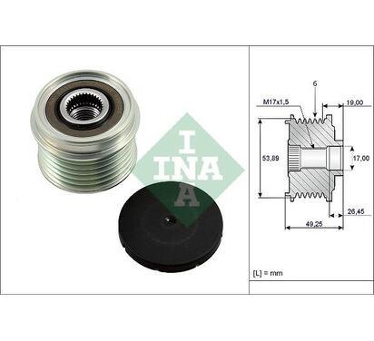 535 0233 10
INA
Alternator - sprzęgło jednokierunkowe
