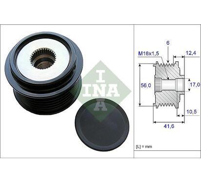 535 0210 10
INA
Alternator - sprzęgło jednokierunkowe
