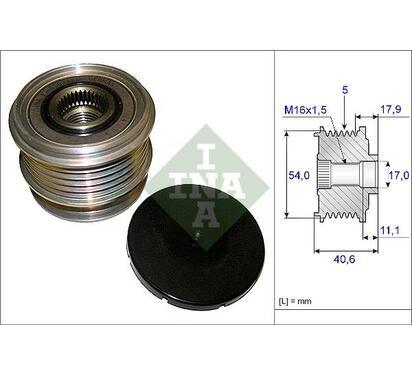 535 0121 10
INA
Alternator - sprzęgło jednokierunkowe
