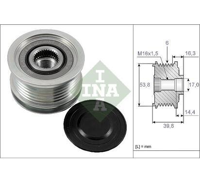 535 0170 10
INA
Alternator - sprzęgło jednokierunkowe
