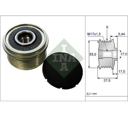 535 0246 10
INA
Alternator - sprzęgło jednokierunkowe
