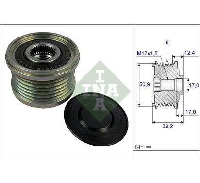 535 0247 10
INA
Alternator - sprzęgło jednokierunkowe
