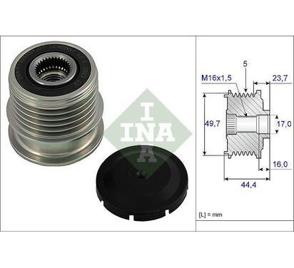 535 0011 10
INA
Alternator - sprzęgło jednokierunkowe
