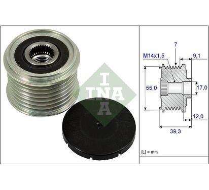 535 0260 10
INA
Alternator - sprzęgło jednokierunkowe
