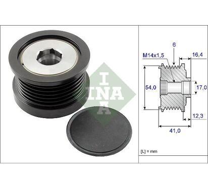 535 0259 10
INA
Alternator - sprzęgło jednokierunkowe
