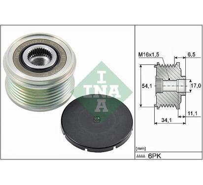 535 0179 10
INA
Alternator - sprzęgło jednokierunkowe
