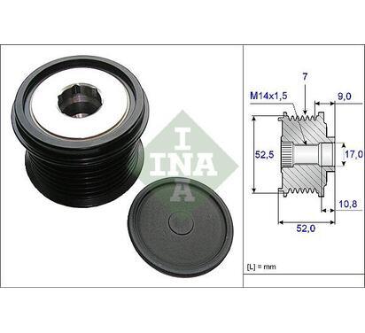 535 0209 10
INA
Alternator - sprzęgło jednokierunkowe
