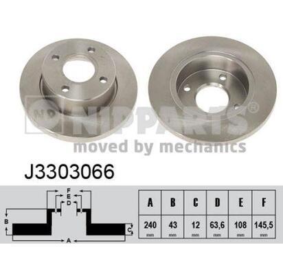 J3303066
NIPPARTS
Tarcza hamulcowa
